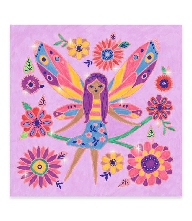 Djeco | Shiny Colouring | Little Wings | 5-8 jaar