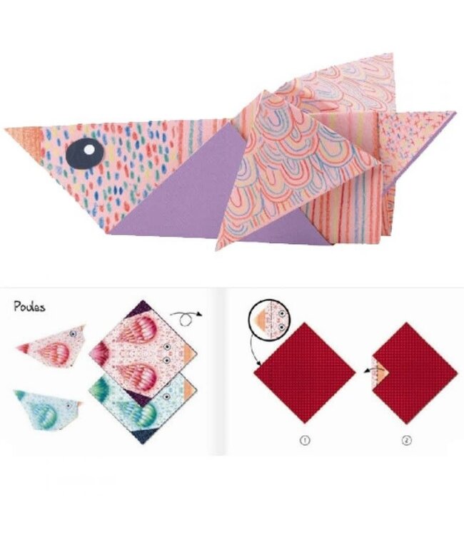 Djeco | Origami | Pooldieren | 5-10 jaar