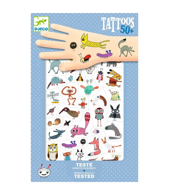Djeco | Body Art | Tattoos | Little Critters | 3+