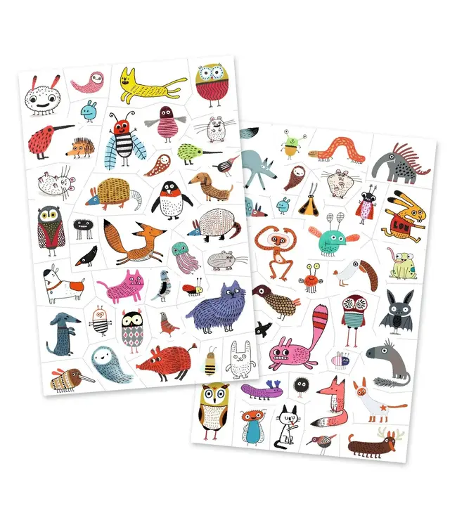 Djeco | Body Art | Tattoos | Little Critters | 3+