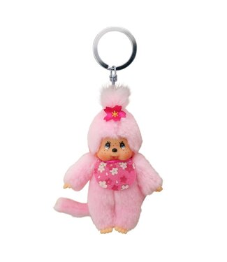 Monchhichi Monchhichi | 10 cm | Sleutelhanger | Cherry Blossom | 2+