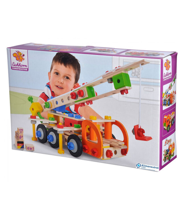 Heros | Constructor | 4 in 1 | Mobile Crane | 170 delig | 6+