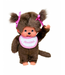 Monchhichi Monchhichi | Meisje met Roze Slab | 20 cm | 2+