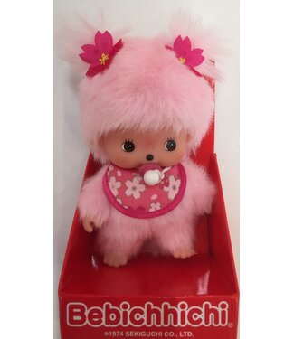 Monchhichi Monchhichi | Bebichhichi | 16 cm | Meisje | Cherry Blossom | 2+