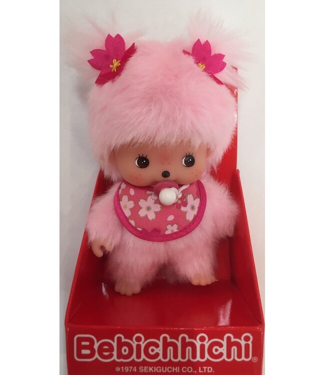 Monchhichi | Bebichhichi | 16 cm | Meisje | Cherry Blossom | 2+