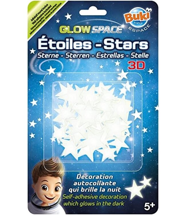 Buki | Glow in the Dark | Glow Space | Sterren 3D | 5+