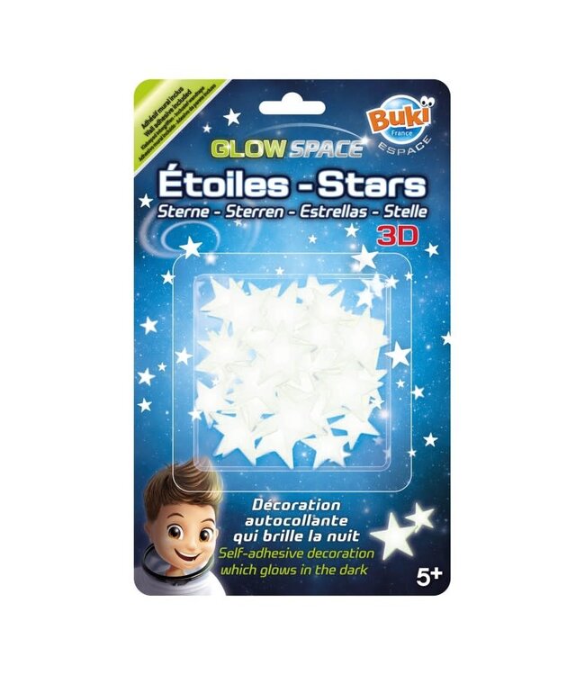 Buki | Glow in the Dark | Glow Space | Sterren 3D | 5+