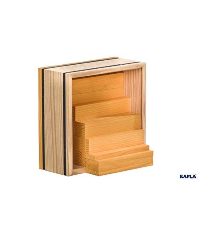 Kapla | Houten Speelgoed | Kabouterplankjes | 40 stuks | Geel