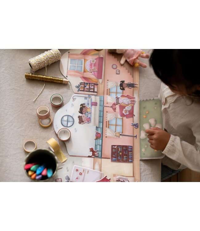 Little Dutch | Stickerboek | Rosa's House | Sticker Story 3+