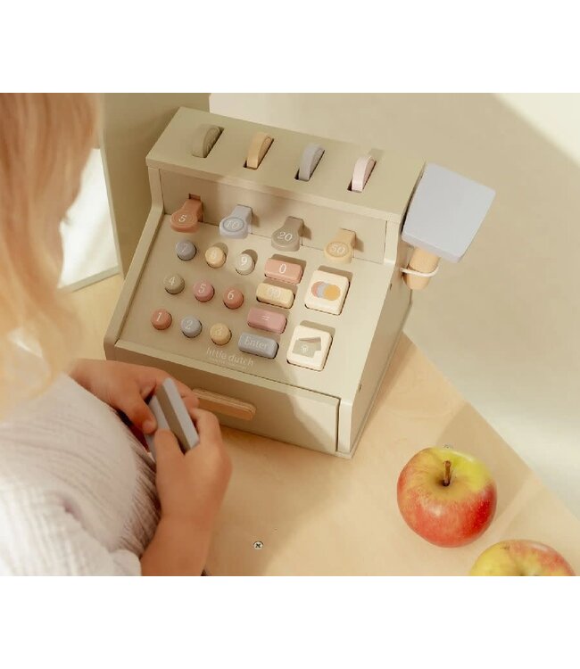 Little Dutch | Houten Kassa met Scanner | 3+
