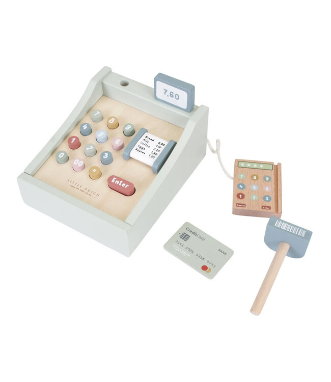 Little Dutch | Houten Kassa met Scanner | 3+