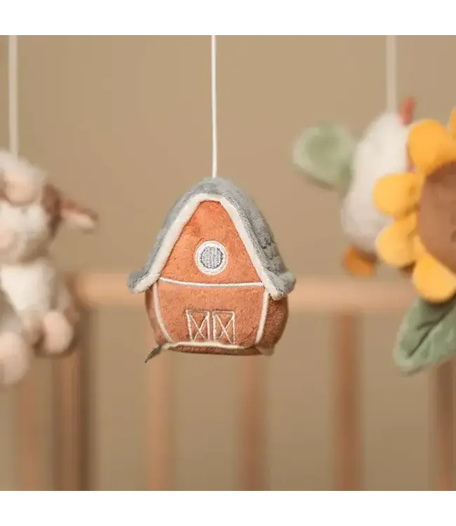 Little Dutch | Kunststof Boxmobiel met Ronddraaiend Muziekdoosje | Little Farm | 0+