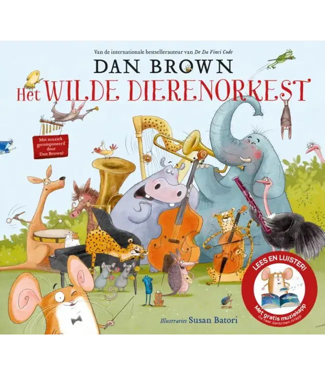 Dan Brown | Geluidenboek met Muziek | Het Wilde Dierenorkest | 4+