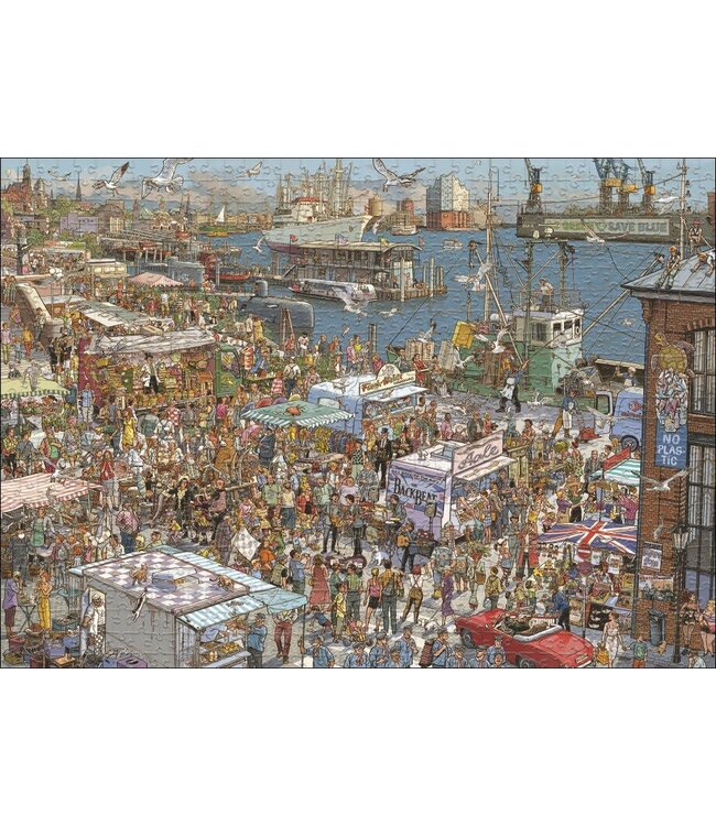 Heye | Comic Puzzel | Fresh Fish | 68 x 96 cm | 2000 stukjes