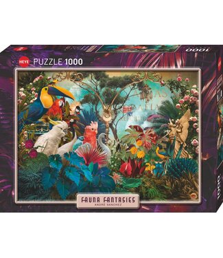 Heye Heye | Fauna Fantasies | Birdiversity | 70 x 50 cm | 1000 stukjes