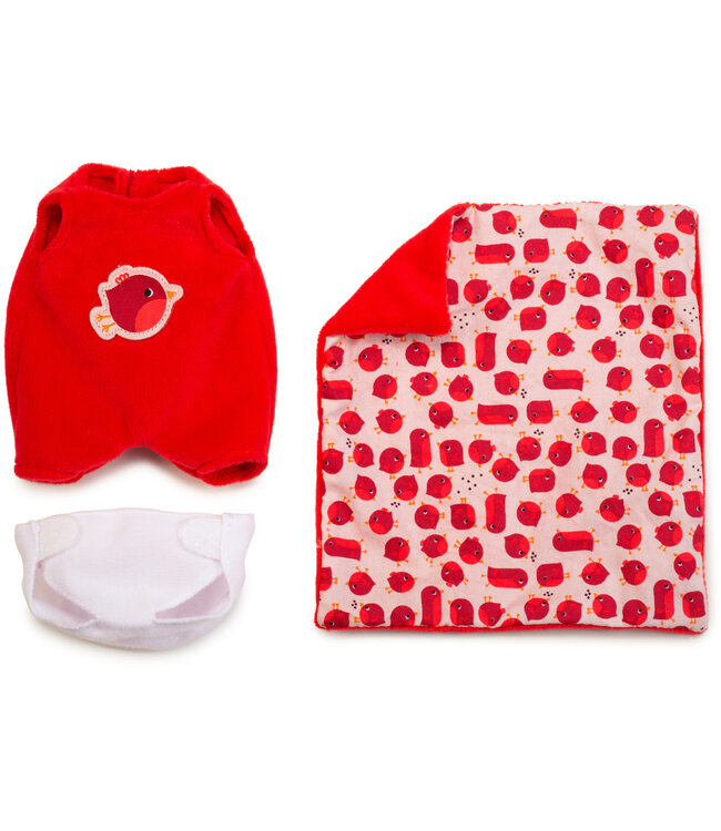 Lilliputiens | Draagmand 21 cm | met Pop 20 cm | Agathe | 2+