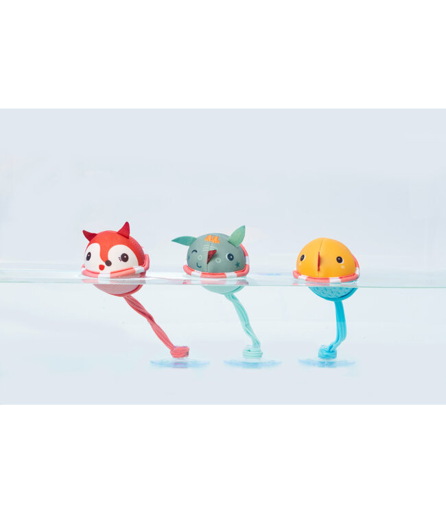 Lilliputiens | Badspeelgoed | Drie Ballen | 8 cm | +3 mnd