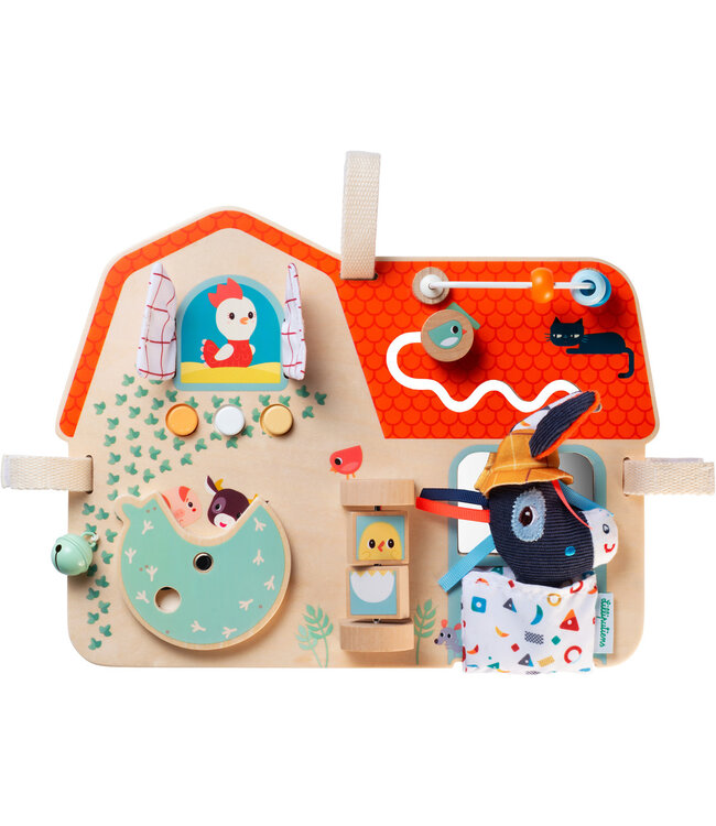 Lilliputiens | Activiteitenpaneel | Boerderij | 29,5 cm | +3 maanden