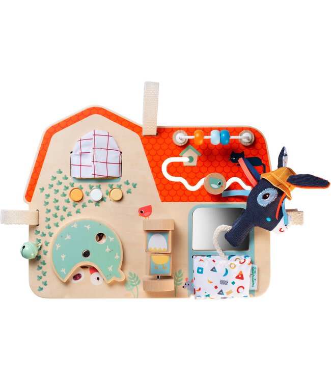 Lilliputiens | Activiteitenpaneel | Boerderij | 29,5 cm | +3 maanden