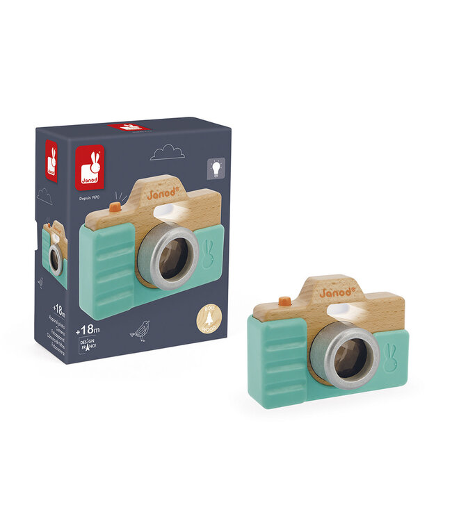 Janod | Foto Camera | met Geluid | Groen | 14 cm | 1+