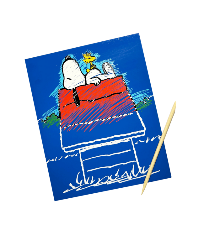 Ooly x Peanuts | Scratch Art Kit | 12 pagina's |  6+