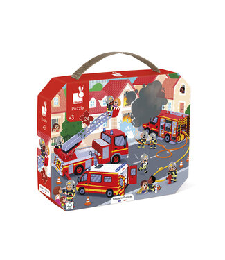 Janod Janod | Puzzel | De Brandweer | 50 x 40 cm | 24 stukjes | 3+