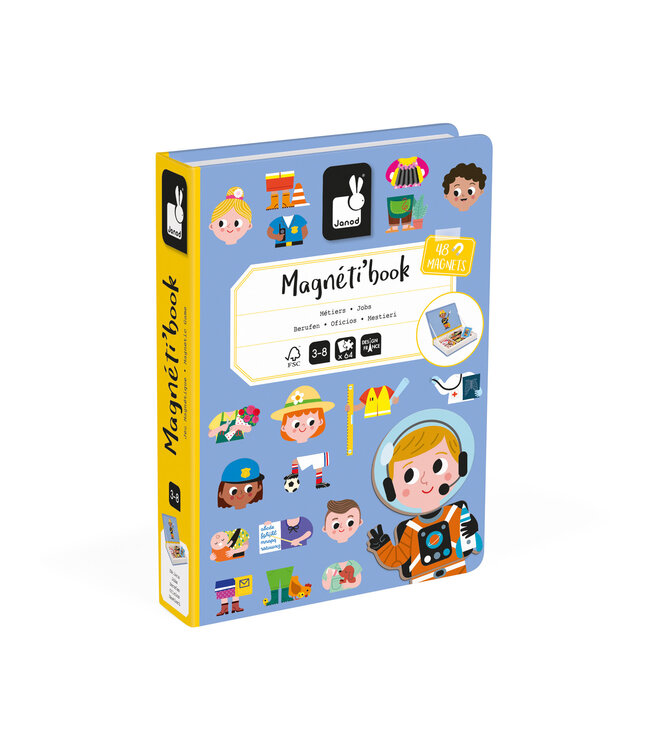 Janod | Magnetibook | Beroepen | 3 - 8 jaar