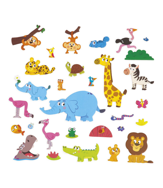 Janod | Magneti Stories | Afrikaanse dieren | 3 - 8 jaar