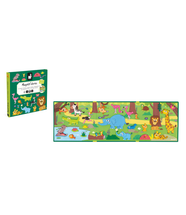 Janod | Magneti Stories | Afrikaanse dieren | 3 - 8 jaar