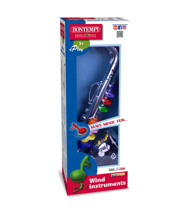 Bontempi | Saxofoon | 8 tonen | 41,5 cm | 3+