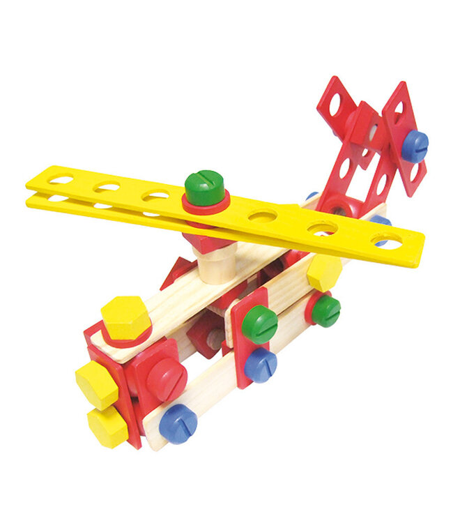 Vilac | Houten Constructie Speelgoed | Super Batibloc | 106+ delig | 4 - 8 jaar