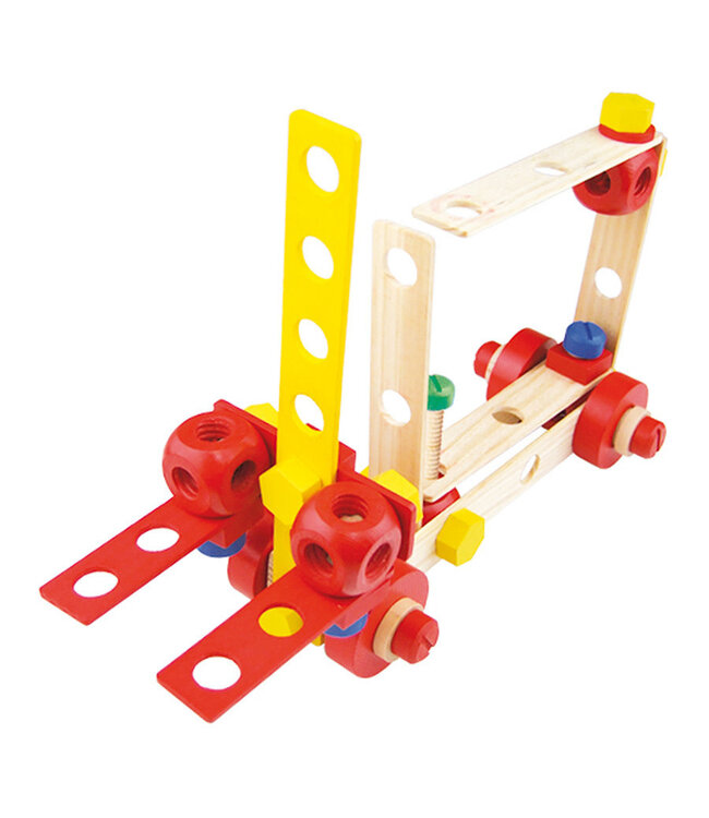 Vilac | Houten Constructie Speelgoed | Super Batibloc | 106+ delig | 4 - 8 jaar