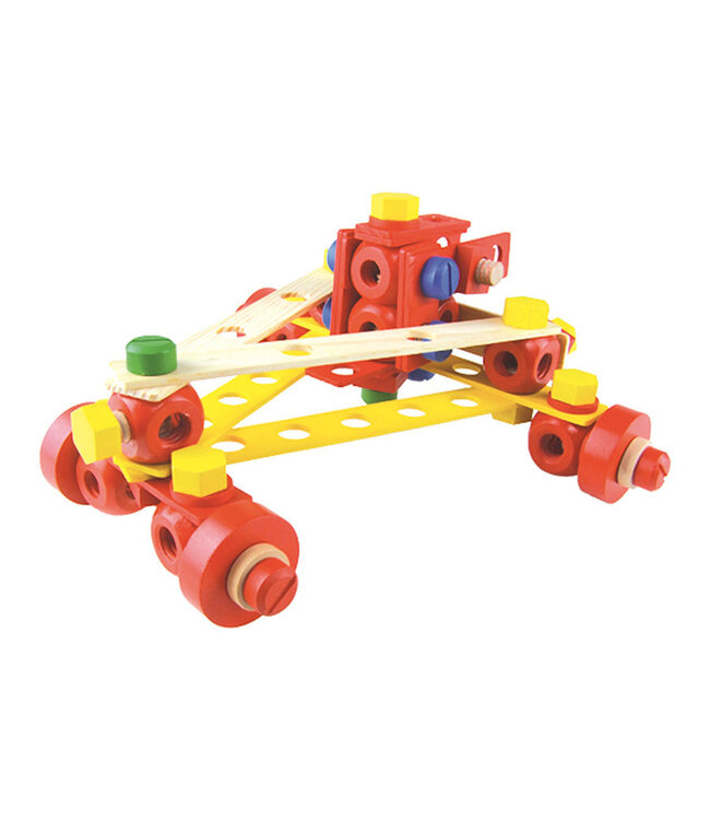 Vilac | Houten Constructie Speelgoed | Super Batibloc | 106+ delig | 4 - 8 jaar