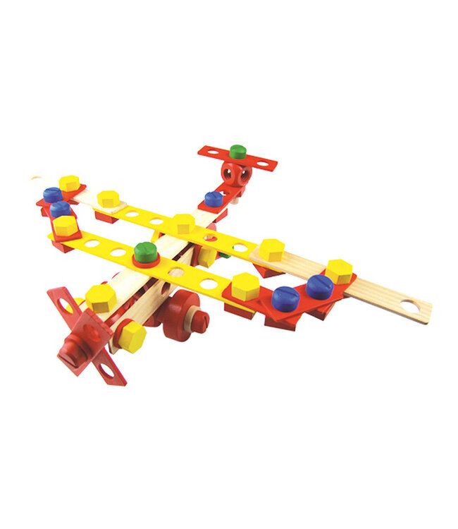 Vilac | Houten Constructie Speelgoed | Super Batibloc | 106+ delig | 4 - 8 jaar