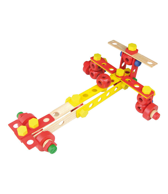 Vilac | Houten Constructie Speelgoed | Super Batibloc | 106+ delig | 4 - 8 jaar