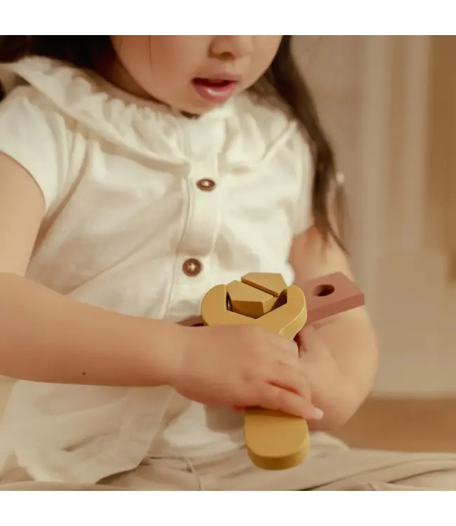 Little Dutch | Houten Gereedschapskist | 12 x 25 x 12 cm | 26 delig | 3+