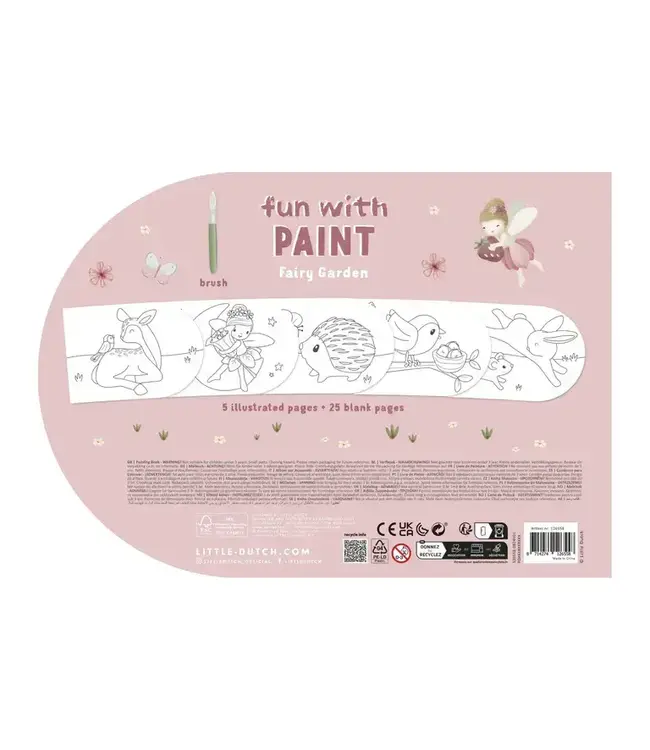 Little Dutch | Verfboek | Fairy Garden | 3+