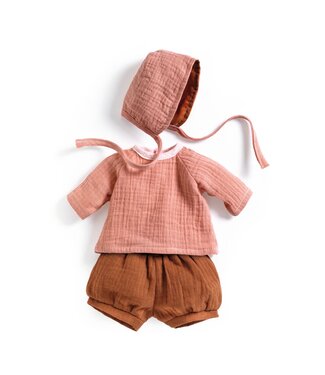 Djeco Djeco | Pomea Poppen Collectie | Poppenkleding | 30 - 34 cm | Peach | 3 delig | +18 mnd