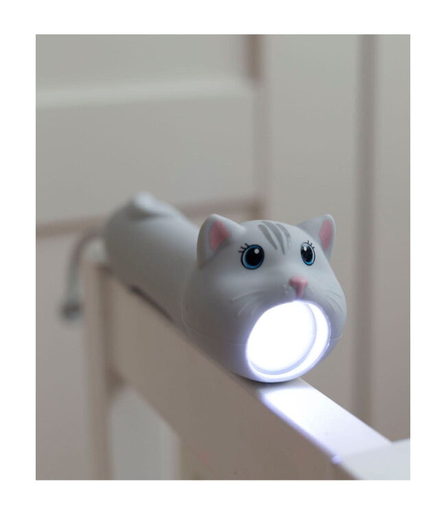 Rabbit & Friends | Kat | Oplaadbare Zaklantaarn | Siliconen | 25cm | 2+