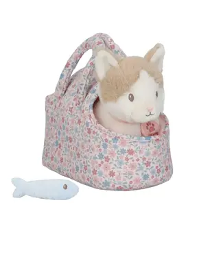 Little Dutch | Poes Marley met Visje | in Stoffen Tas van 22 cm | 0+