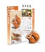 Eugy Eugy | 3D Cardboard Model Kit | Forest Life | Eekhoorn | 6+