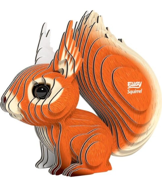 Eugy | 3D Cardboard Model Kit | Forest Life | Eekhoorn | 6+