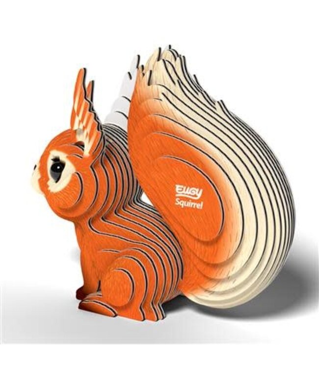 Eugy | 3D Cardboard Model Kit | Forest Life | Eekhoorn | 6+