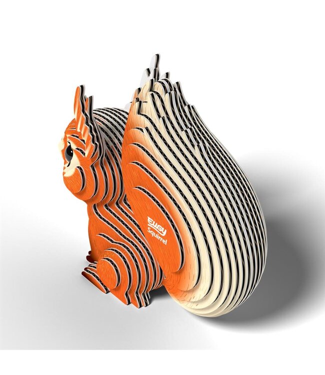 Eugy | 3D Cardboard Model Kit | Forest Life | Eekhoorn | 6+
