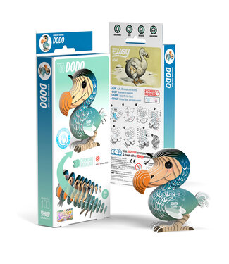 Eugy Eugy | 3D Cardboard Model Kit | Bird Life | Dodo | 6+