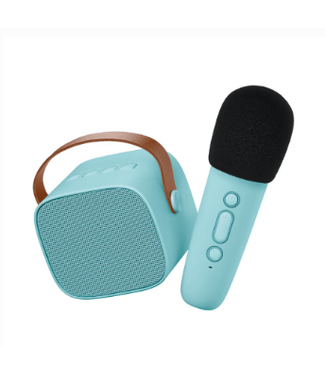 Lalarma Lalarma | Kids Karaoke | Bluetooth-microfoon en luidspreker | Blauw | 3+