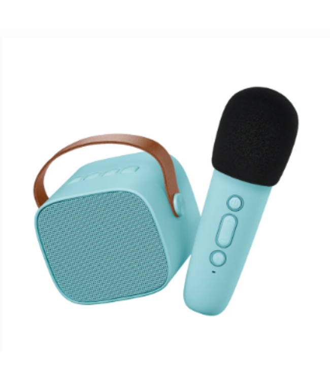Lalarma | Kids Karaoke | Bluetooth-microfoon en luidspreker | Blauw | 3+