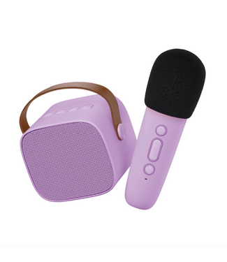 Lalarma Lalarma | Kids Karaoke | Bluetooth-microfoon en luidspreker | Paars | 3+