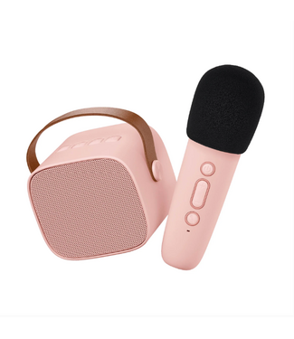 Lalarma Lalarma | Kids Karaoke | Bluetooth-microfoon en luidspreker | Roze | 3+