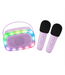 Lalarma Lalarma | Kids Karaoke | Duo | 2 Bluetooth-microfoons en luidspreker met licht | Paars | 3+